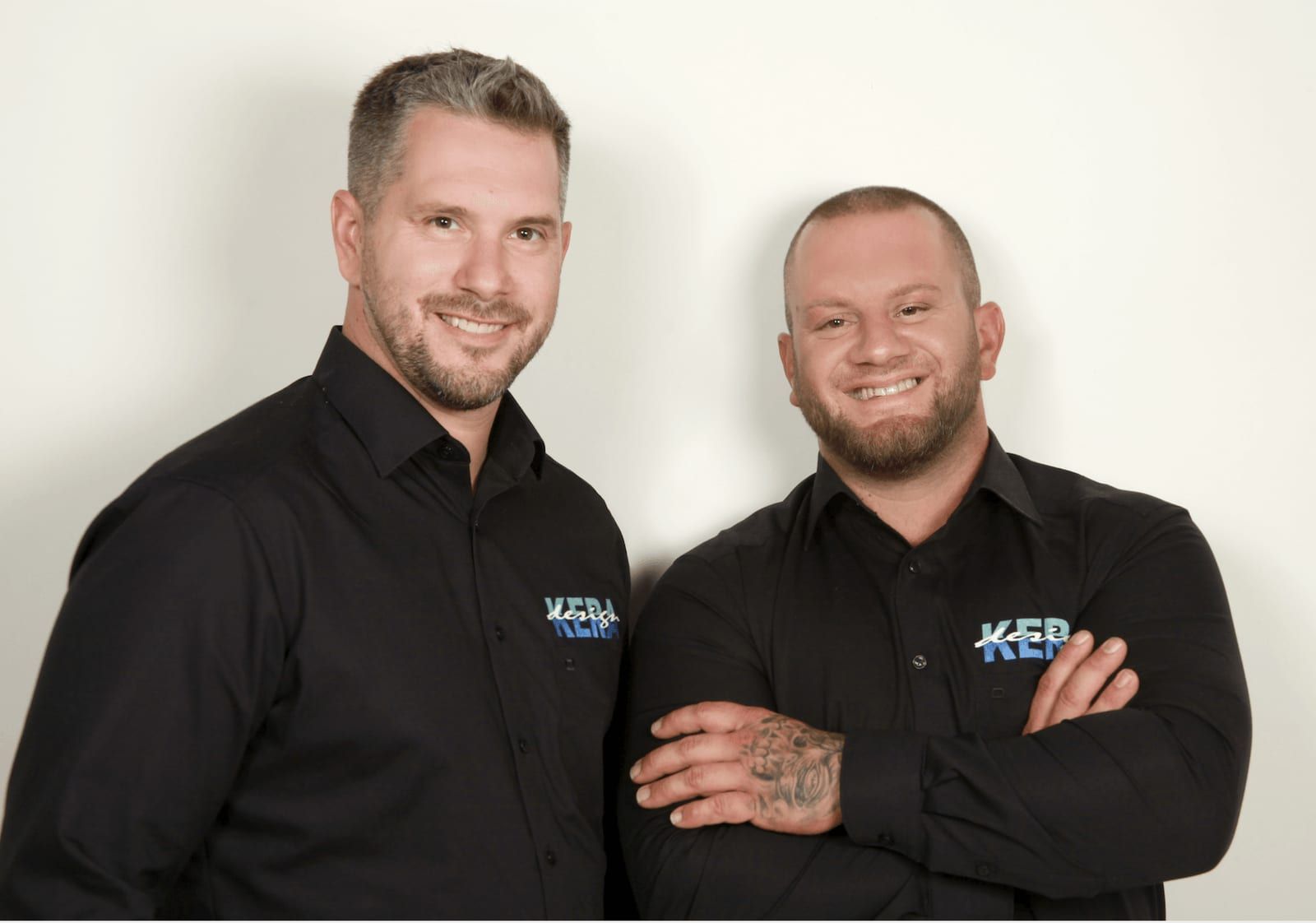 Rene Glanzer und Mario Wagner, die Inhaber von Keradesign